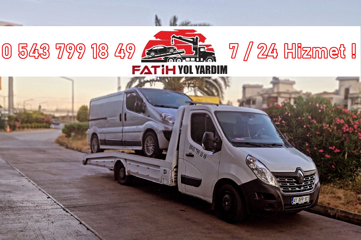 Kartepe Oto Çekici-0 543 799 18 49-FATİH YOL YARDIM-Kartepe Çekici-Kartepe  En Yakın Çekici